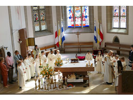 Dankgottesdienst der Kommunionkinder (© Karl-Franz Thiede)